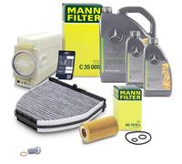 Bestprice Inspektionspaket Set A + 7l 5W-30 Motoröl [Hersteller-Nr. 40280160] für Mercedes-Benz