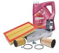 Bestprice Inspektionspaket Set B + 5l 5W-30 Motoröl [Hersteller-Nr. 40641867] für Skoda, VW