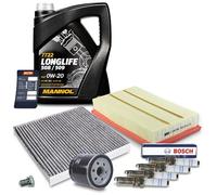Bestprice Inspektionspaket Set C + 5l 0W-20 Motoröl [Hersteller-Nr. 40984737] für Audi, Cupra, Seat, Skoda, VW
