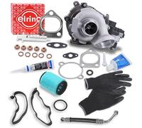 Bestprice Turbolader + Montagesatz + Ölleitung + Filter KGE [Hersteller-Nr. 40180619] für BMW