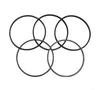 Besttoolifes 15 Stück Vergaser Schwimmerschale O-Ring Dichtungen für Rasenmäher Vergaser Ersatzteile kompatibel mit 693981 280492 Schwarz Gummi 4,7 cm Durchmesser