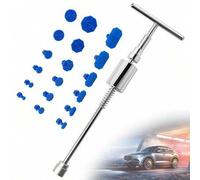Beulen Reparaturset Dent Puller Kit, Auto Dellen Reparatur Ausbeulwerkzeug Set, Gleithammer Dent Abzieher mit 18 Stück Adaptern, Ideal für lkw, auto,
