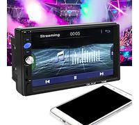 Bewinner 7-Zoll-Touchscreen-Doppel-Din-Autoradio, 1024 X 600 HD-Multimedia-DVD-MP5-Radio mit 24-Bit-DAC, Bluetooth-Telefonverbindung für Android 4.4 Bis 8.1-System, UKW-Radio-Autoradio-Empfänger