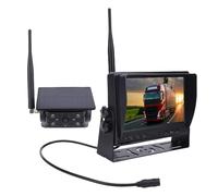 Bewinner Magnetische Solar-Wireless-Rückfahrkamera 7 Zoll 1080P RV-Kamerasystem für Busse, IP69 Wasserdicht