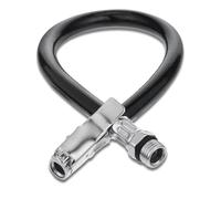 Bewudy Reifenfüller Schlauch, 36cm Ventilverlängerung Autoventil Luftpumpe Adapter Hebelstecker Universal Reifenfüllschlauch Ersatzschlauch Ventil Anschluss Schläuche für Auto Motorrad Fahrrad