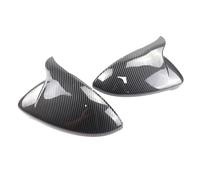BFRDGE 1 Paar Auto Rückspiegel Abdeckung Ersatz, für VW Golf 7 MK7 MK7.5 GTI GTD 2012-2021 Außenspiegel Spiegelkappen Seitenspiegel Cap,B Carbon Look