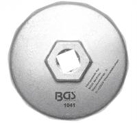 BGS-1041 Ölfilterkappe aus Aluminium-Druckguss 74 mm x 14-Kant