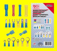 BGS 14110 Sortiment Kabelschuhe Kabelverbinder für KfZ Elektrik im Kasten 360tlg