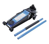 BGS 7872 | Rangier-Wagenheber | 2,5 t | hydraulisch | Doppelhubkolben-Mechanik | Hubhöhe 75-510 mm