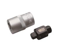 BGS 8991 Ölablassschrauben-Einsatz 4-Kant 8 & 10 mm Renault Opel Dacia