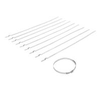 BGS Achsmanschetten-Schellen-Satz Edelstahl rostfrei 7 mm 50 - 120 mm 10tlg. - 70328