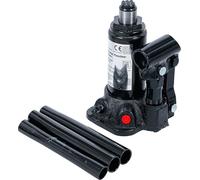 BGS DIY 84531 | Hydraulischer Flaschen-Wagenheber | 2 t | Höhe min. 140 mm | Höhe max. 260 mm | Hubhöhe 212 mm | Spindellänge 48 mm | Sicherheitsventil | Stahlkonstruktion