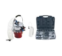 BGS Diy 9783 | Druckluft-Bremsenentlüfter- und Adapter-Satz | 17-tlg. | Entlüftungsgerät | Bremsflüssigkeit | 5,5L