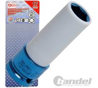 BGS FELGEN-SCHLAGSCHRAUBER-NUSS SW 17mm RADBOLZEN IMPACT RADNUSS SCHON-EINSATZ