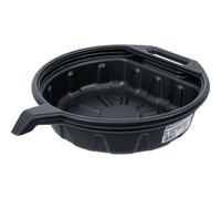 BGS Öl-Auffangwanne mit Ausgießer 9979 – 3,5 l, Ø265 mm, H60 mm, HDPE, schlagfest