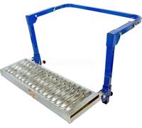 BGS Reifen-Klapptritt einstellbar für Kleintransporter und 4x4 Fahrzeuge - 71002