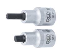BGS Spreiz-Einsatz-Satz für Federbeinklemmung | Antrieb Innenvierkant 12,5 mm (1/2") | 5 x 7 mm + 5,5 x 8,2 mm | 2-tlg. (Werkzeuge für Fahrwerk einsch