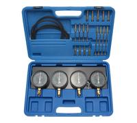 BGS 62670 | Synchron-Vergaser-Testgerät | mit 4 Synchronuhren | 29-tlg.