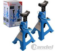 BGS Werkzeuge 3014 1 Paar Unterstellböcke 10-stufig höhenverstellbar, bis 2 t einsetzbar, zwischen 265-418 mm