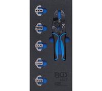 BGS Werkstattwageneinlage 1/3: Crimpzangen-Satz mit 5 Paar Pressbacken - 4027