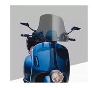 BHYYDS Für Viaggio Vespa GTV6 GTV Six Days Vespa GTS 300 Sei Giorni GTV6 Motorrad-Modifikations-Windschutzscheibe Motorrad Windschutzscheibe Windschild(Smoke Gray 38cm)