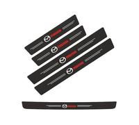 BIESL 5 Stück Auto Einstiegsleisten Schutz für Mazda 2 3 6 CX-3 CX-30 CX-5 CX-50 CX-60 CX-7 MX-5 MX-30, Verschleißfest Auto Einstiegsleisten Schutz Folie Kohlefaser Trunk Door Sill Strip,B