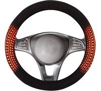 Big Ant 12v Lenkradbezug, Auto Lenkradheizung, Winter, universelle Passform, für Fahrzeuge, 15Zoll 38cm Schwarz