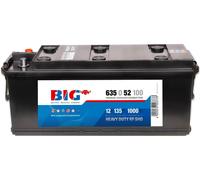 BIG LKW-Batterie 12V 135Ah 1000A Nutzfahrzeug 63552 Traktor Schlepper ers 110Ah