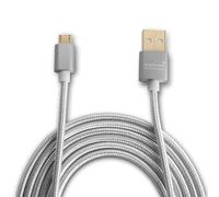 BigBuild Technology SILBER 1-Meter Gold-USB-Kabel für TomTom GO Basic/Classic/Discover/Expert, Essential/Essential 6, Live 820/825, Premium/Premium X, Professional 6250 Sat Nav