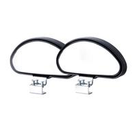 Biglumin 2pcs Auto Toter winkelspiegel zusatzspiegel auto außen Mehrere Winkel Grad Außenspiegel Blindspiegel Fahrschulspiegel Universal Winkel Spiegel Blindspiegel für PKW, LKW, SUV, Fahrschulspiegel