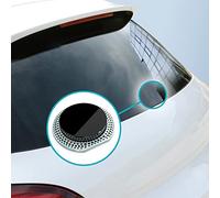 BIJON Heckwischer Stopfen für SEAT - ECHT-Glas, Scheibenwischer Abdeckung - Car Tuning, Glas-Blindstopfen SEAT Zubehör inklusive Kleber (Seat Alhambra II (Bj. ab 2010))