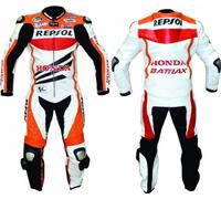 Biker Lederkombi Leder Bikeranzug Rennen Motorrad Lederjacke Hose overall-S-4XL