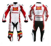 Biker Lederkombi Leder Bikeranzug Rennen Motorrad Lederjacke Hose overall-S-4XL