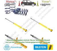 Bilstein B6-Kit Tieferlegungsfahrwerk 25mm für Skoda Kodiaq NS6 NS7 NV7 2016-25
