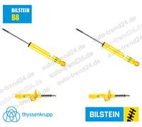 Bilstein B8 Hochleistungsdämpfer vorne, hinten für Audi TT 8J3, Bj. 2006-2014