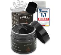 Binego® Lederreparaturset Leder & Kunstleder Reparatur Set | Lederreparatur Flüssigleder Lederfarbe Reparieren Reparaturset Aufbereitung | Farbe Grau Dunkelgrau
