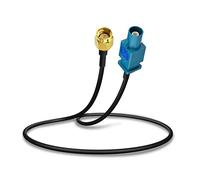 Bingfu DAB GPS Antenne Kabel, Fakra Z Stecker auf SMA Stecker Kabel, 30cm | SMA-FAKRA Antennen Verlängerung für Auto GPS, DAB Radio, Stereo Head Unit, Navigation, 4G LTE Telematik und Bluetooth Module