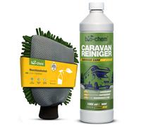 bio-chem Caravan & Wohnmobil Reiniger 1L Konzentrat mit Handschuh - außen