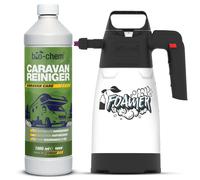 bio-chem Caravan & Wohnmobil Reiniger 1L Konzentrat + Schaumsprüher - außen