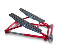 Bituxx Hebebühne Mobile Werkstatt Wagenheber Kurzhub PKW Lift bis 2000 kg 2T Rot