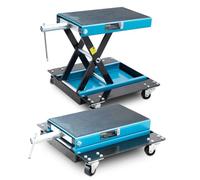 Bituxx Rangierbarer Motorradheber Hebebühne Montagebock Rangierwagenheber 500kg