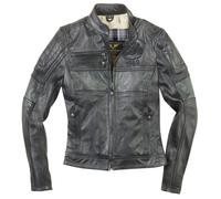 Black-Cafe London Shona II Damen Motorrad Lederjacke, Größe M