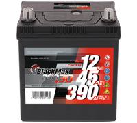 BlackMax ASIA 45-13 12V 45Ah 390A/EN Autobatterie Pluspol links