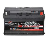 BlackMax Autobatterie 12V 100Ah 800A Starterbatterie MAX95 +30 Edition ersetzt 85Ah 88Ah 92Ah 95Ah
