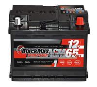 BlackMax Autobatterie AGM 65Ah 12V Start-Stop Starterbatterie VRLA statt 60Ah