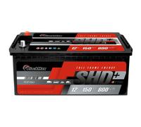 BlackMax LKW Batterie 150Ah 12V 800A/EN Bus Traktor statt 120Ah 135Ah 140Ah