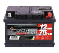 BlackMax Start-Stop EFB 12V 75Ah 700A/EN Autobatterie