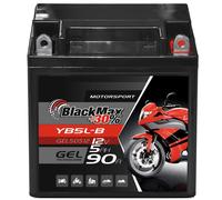BlackMax YB5L-B Motorradbatterie GEL 12V 5Ah 90A CB5L-B Batterie 50512 12N5.5-3B