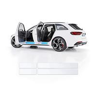 Blackshell® Basic Einstiegsleisten Schutz kompatibel mit Mercedes C-Klasse Limousine | Typ W204 | 2007-2014 Transparent - passgenaue Lackschutzfolie inkl. Profi Rakel