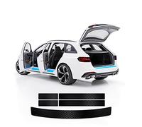 Blackshell® Basic Lackschutz Set kompatibel mit Dacia Lodgy | Typ JS | Bj. 2012-2022 Carbon Matt - passgenauer Ladekantenschutz, Einstiegsleisten inkl. Profi Rakel